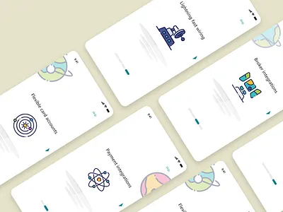 Y3k - Mobile Banking App app design illustration ui ux webdesign