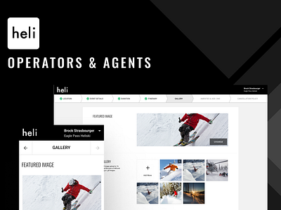 Heli - Operators & Agents adventure adventure sports agents booking heli operators sports ui ux website design