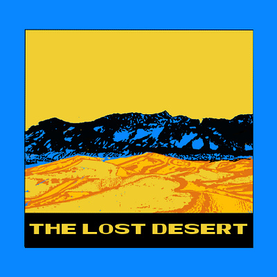 The Lost Desert desert design dunes graphic design illustration imagery sand dunes