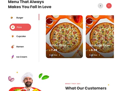 Food Website | UI Design 3d animation best food website branding food website graphic design logo motion graphics ui website