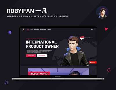 Robyifan一凡 design digital ui ui design ux web wordpress