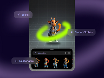 AI Magic ai character ui ux