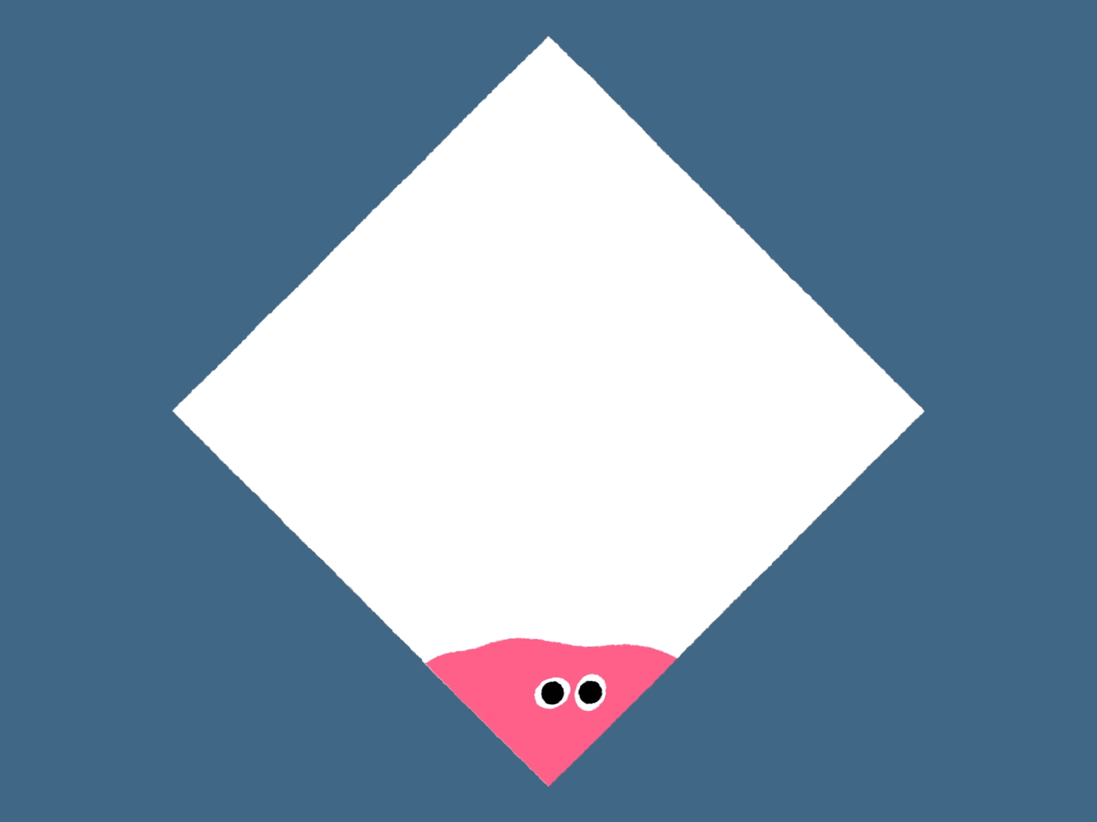Example of Pink blob and gravity