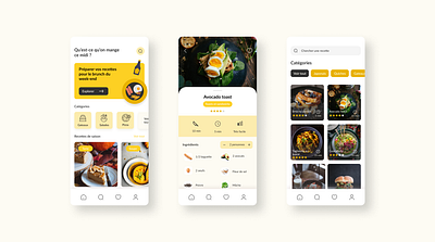 DAILY UI 40 - Recipe daily ui daily ui 40 dailyui design figma recette recipe ui uidesign