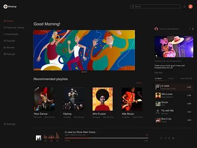 Music Desktop App design app design ux