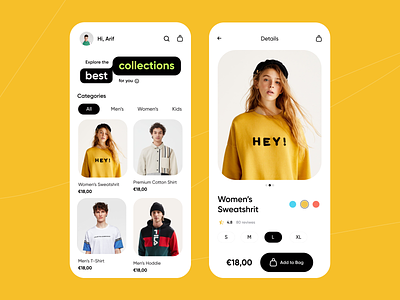 E-Commerce App Design cloth app clothe app clothes app clothing app e commerce shopify ecommerce app fashion app fashion brand mobile app modern app shopify shopify app shopify clothing shopify ecommerce shopify online store shopify website shopping app ui ux