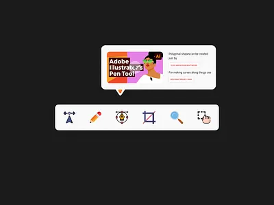 Daily UI #087 - Tooltip 087 adobe illustrator affinity designer clean design clean ui daily ui 087 daily ui challenge dailyui087 dailyuichallenge designing tools graphic design pop up popup tools tooltip tooltip design tooltip ui tutorial ui vector tools