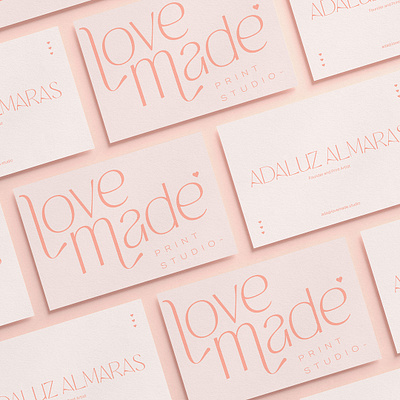 Lovemade | Business Cards branding design graphic design logo typography