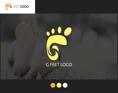 G Feet Logo| g Letter Logo| Logo Design| Feet Logo| medical