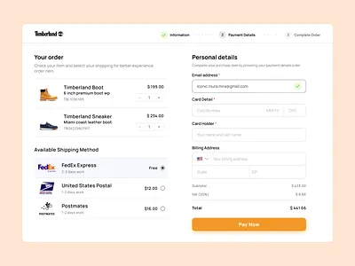 Day 002 — Credit Card Checkout | 100 days UI challenge app design ui ux
