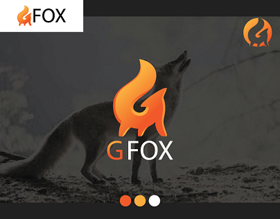 G Fox Logo| G letter Logo| Fox Logo| Branding| Design| template