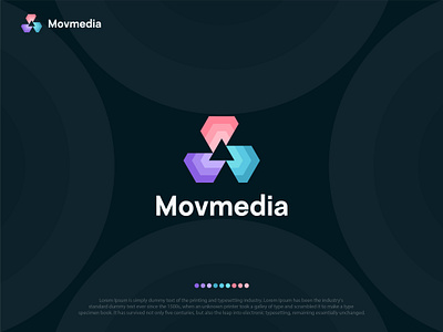 Media modern logo design brand identity branding creative creative logo design icon logo logo design logo mark media minimalist logo social media typography vector youtube