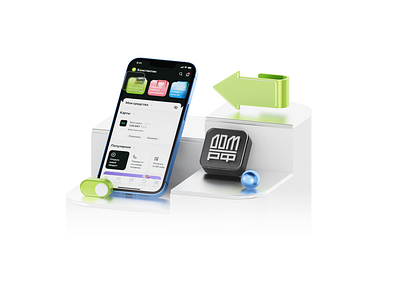 App Bank bank blender branding design illustration illustration digital logo