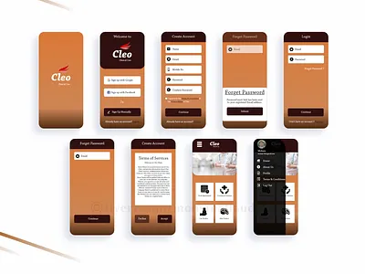 App Login/Signup Screens Design | UI/UX app design figma graphic design illustration photoshop ui ux xd