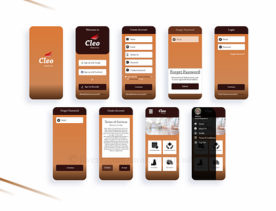 App Login/Signup Screens Design | UI/UX app design figma graphic design illustration photoshop ui ux xd