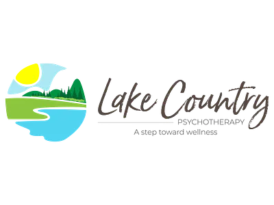 Lake Country Psychotherapy Logo design graphic design logo typography