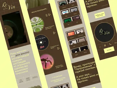 ReVin design illustration typography ui ux vector