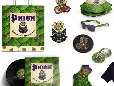 Brand Identity Project Incidentals - Version 1 album art brand identity branding colorful design graphic design illustration logo merch stickers vector