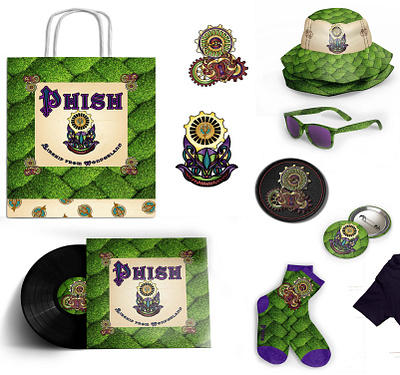 Brand Identity Project Incidentals - Version 1 album art brand identity branding colorful design graphic design illustration logo merch stickers vector