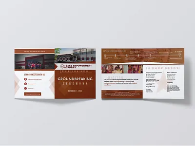 Texas Empowerment Academy - Brochure branding brochure figma graphic design indesign print design visual design