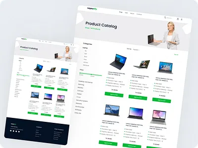 E commerce- Product Catalog page 2022 clean e commerce e commerce landing page e commerce website electronic electronic shop fashion habib landingpage laptop online shope online shope online store product landing page shop landing page ui website