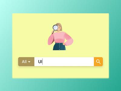 #DailyUI Day 22 - Search 3d adobexd animation app branding design figma graphic design illustration logo motion graphics ui ux vector
