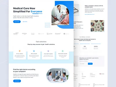Medical care Landing page baby brand care co ordination design ehr facesheet illustration logo patient app patient engagement