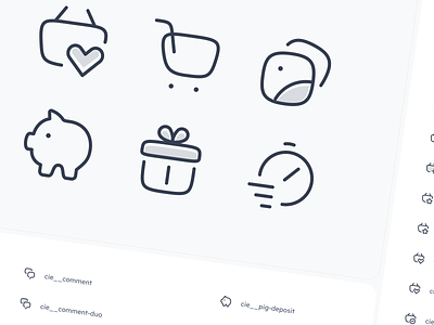 Core E-store bundle icons product design svg ui icons ukraine uxui web