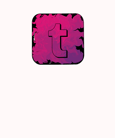 Tumblr branding design graphic design illustration logo