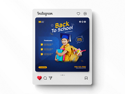 Kids school education admission social media banner admission banner admission open banner back to school banner banner banner ad banner design design education banner flyer instagram instagram post kids education post learning poster design school admission schooll instagram post social media squre banner student web social media post