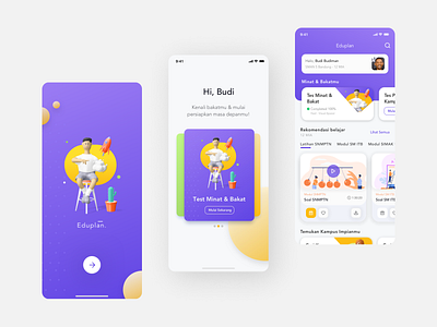 Exploration Design - Eduplan apps design education apps exploration ui ux