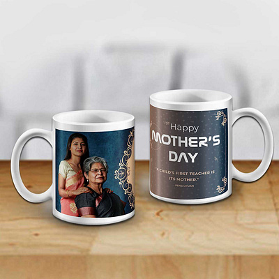 Mother's Day Customized Mug customised gifts customized gift design designer gifts graphic design illustration personalised gifts personalized gift photo