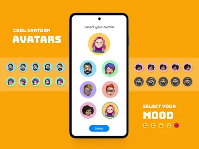 Daily UI #088 - Avatar 088 3d avatar 3d avatars avatar avatars cartoon avatar clean design clean ui cool avatar cool avatars daily ui 088 daily ui challenge dailyui088 dailyuichallenge dp graphic design profile pic profile picture round image ui