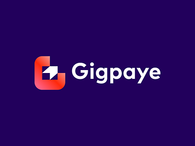 Gigpaye logo proposal brand branding design gigpaye graphic design illustration logo logo design minimal modern ui