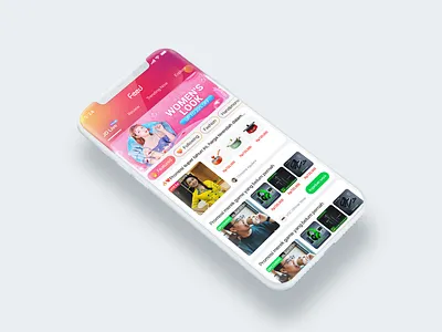 JD LIVE - Feed landing live apps product design ui ux