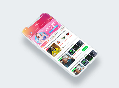 JD LIVE - Feed landing live apps product design ui ux