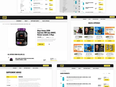 eCommerce - Web design branding design e commerce ecpmmerce online shop online store product product card products shop shop design store store design ui uiux ux vitemins web design web site webdesign