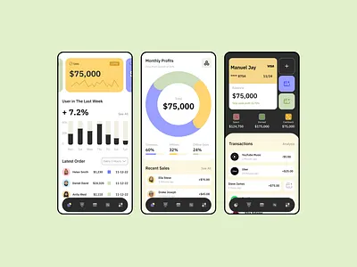 finance app application banking design finance product design ui ux