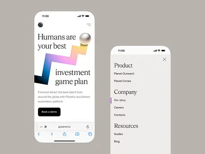 Recruitment automation: web design hiring platform home home page home page design hr landing landing page landing page design main main page user experience user interface web web design web site webdesign website