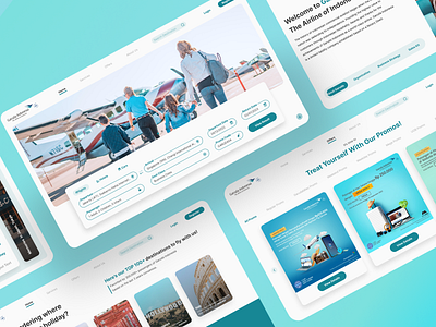 Redesign Garuda Indonesia - Website Design airport design garuda indonesia homepage landingpage redesign ui ui design uiux uiuxdesign website website redesign