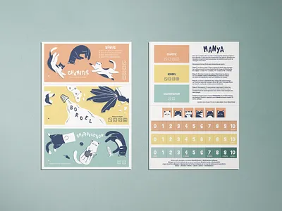 Manya - PnP Game design graphic design illustration