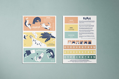 Manya - PnP Game design graphic design illustration