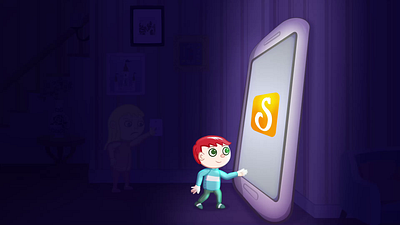 Spinfy - Ad for Lasten Klubi App animation animation 2d cartoon character design