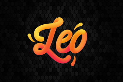 leo branding design graphic design illustration typography