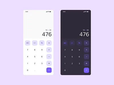 Day 004 — Calculator | 100 days UI challenge app design graphic design ui ux
