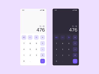 Day 004 — Calculator | 100 days UI challenge app design graphic design ui ux