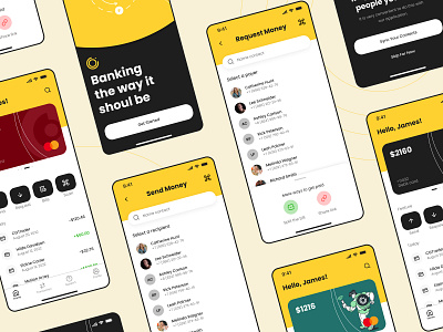 Finance Mobile App app app design bank banking business card clean design finance app financial fintech ios mobile mobile app mobile bank mobile ui money transactions transfer ui