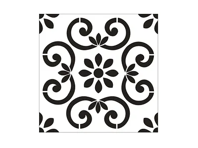 Stencil Tile Design design graphic design illustratio illustration logo stencil tile vector