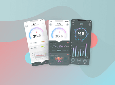 Body Surv app application concept design fitness medicine mobile sport ui ux