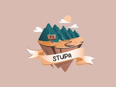 Illustration of STUPA'S Logo animation branding design graphic design illustration logo typography ui ux vector